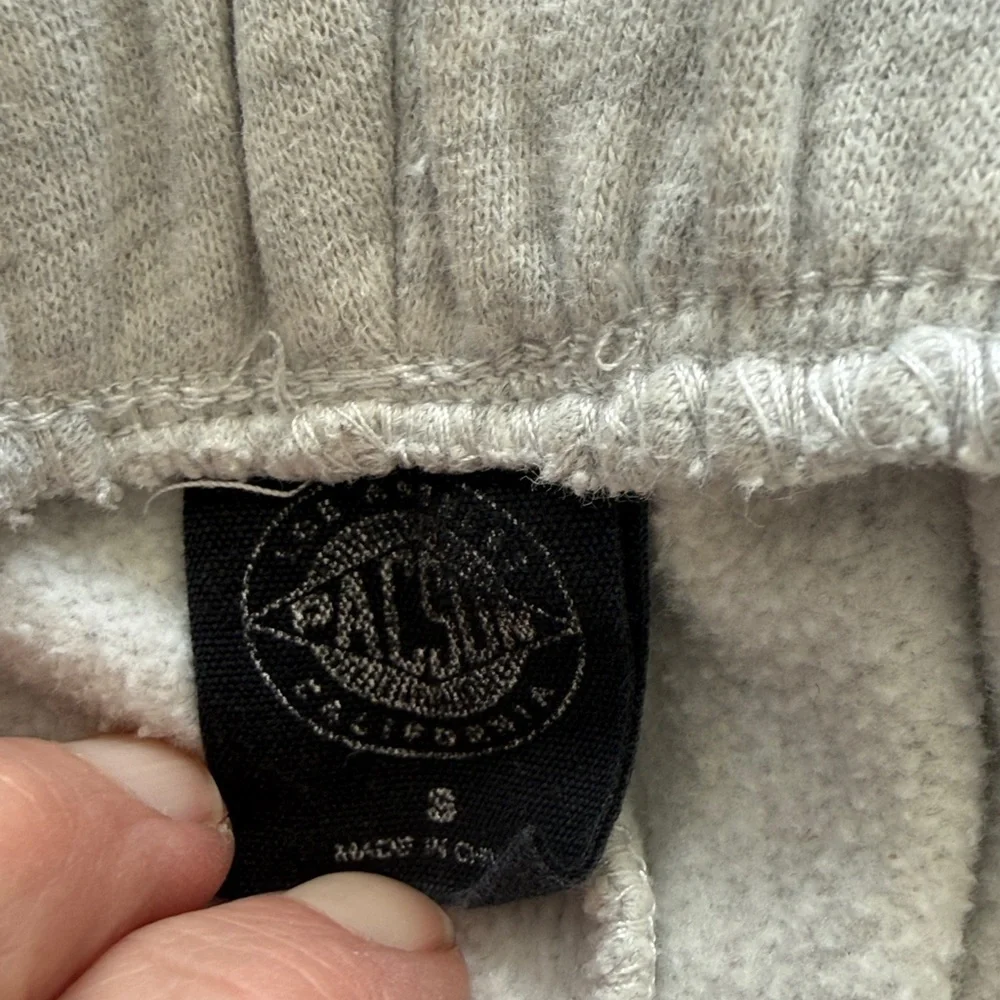 PacSun gray drawstring smiley face sweatpants with pockets Small - Picture 6 of 7
